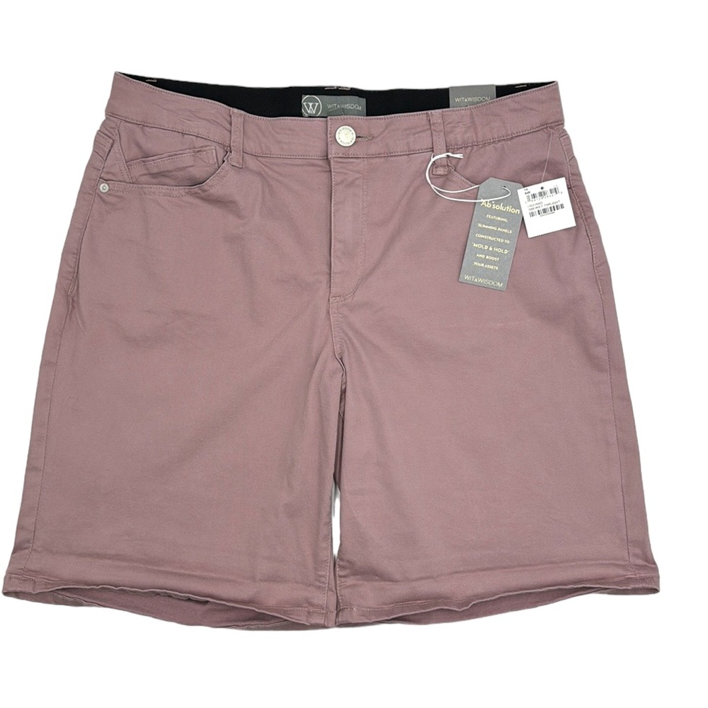 Wit & Wisdom Ab Solution Stretch Twill Shorts Size 14 - Picture 16 of 16